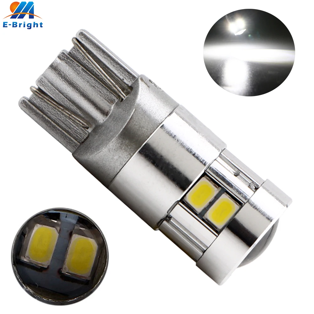6 шт. 6000K T10 3020 10 SMD LED DC 12V для автомобиля грузовика межкомнатной двери чтения