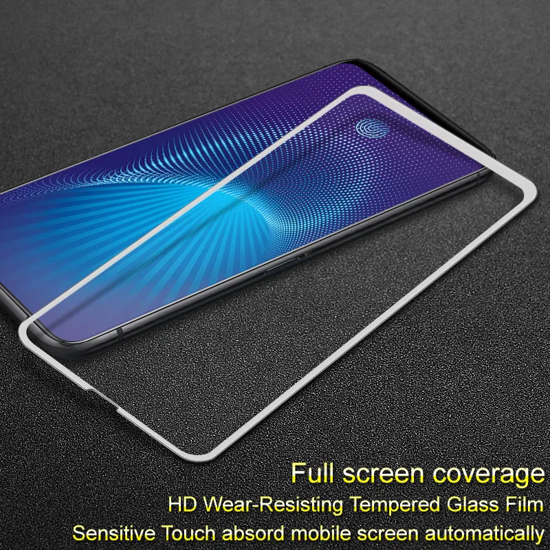 Защитное стекло Imak Pro+ Full coverage с пленкой из закаленного стекла для VIVO NEX с полной защитой экрана 9H hard on.