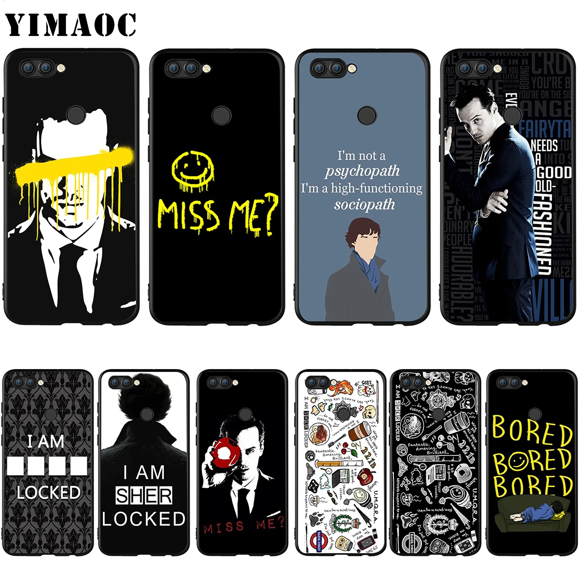 YIMAOC Sherlock Moriartee 221B чехол для Huawei Mate 10 P8 P9 P10 P20 P30 P Smart Lite Pro Mini 2017 | Мобильные телефоны и