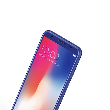 DOOGEE X55 Android 7,0 5,5 дюймов 18:9 HD MTK6580 четырехъядерный 16 Гб rom Двойная камера 8,0 МП 2800 мАч боковой сканер отпечатков пальцев Смартфон