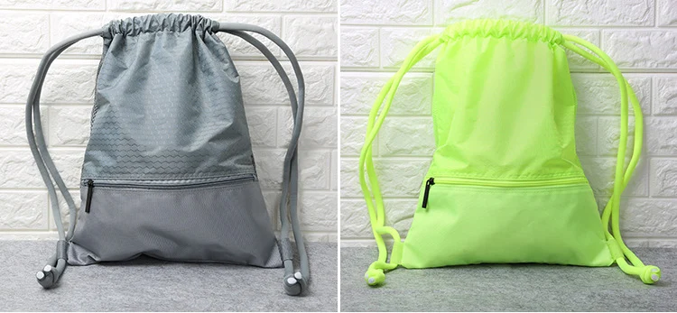 Спортивный зал рюкзак Для мужчин Для женщин Drawstring Сумка Свет Вес нейлон Водонепроницаемый плавание сумка Фитнес Баскетбол Футбол сумка