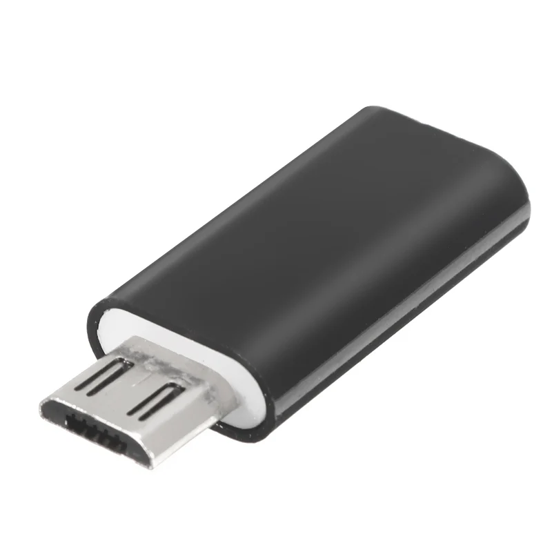 Black USB-C type-C к Micro USB B 3,0 кабель для зарядки и передачи данных адаптер конвертер usb type C мама-папа для samsung для Xiaomi forHuawei - Цвет: Black