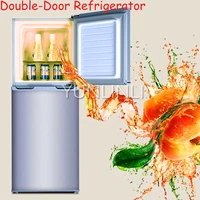 137l double door refrigerator household vertical refrigerator with large capacity energy saving home refrigerator bcd 137c