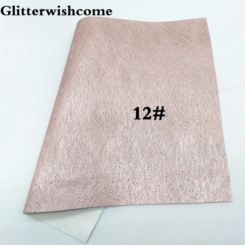 Glitterwishcome 21X29 см A4 размер винил для бантов блестящая кожа Fabirc искусственная кожа листы для бантов, GM112A