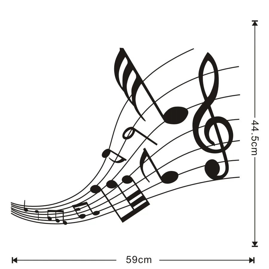 Домашний декор музыкальные весы настенные художественные росписи для детей