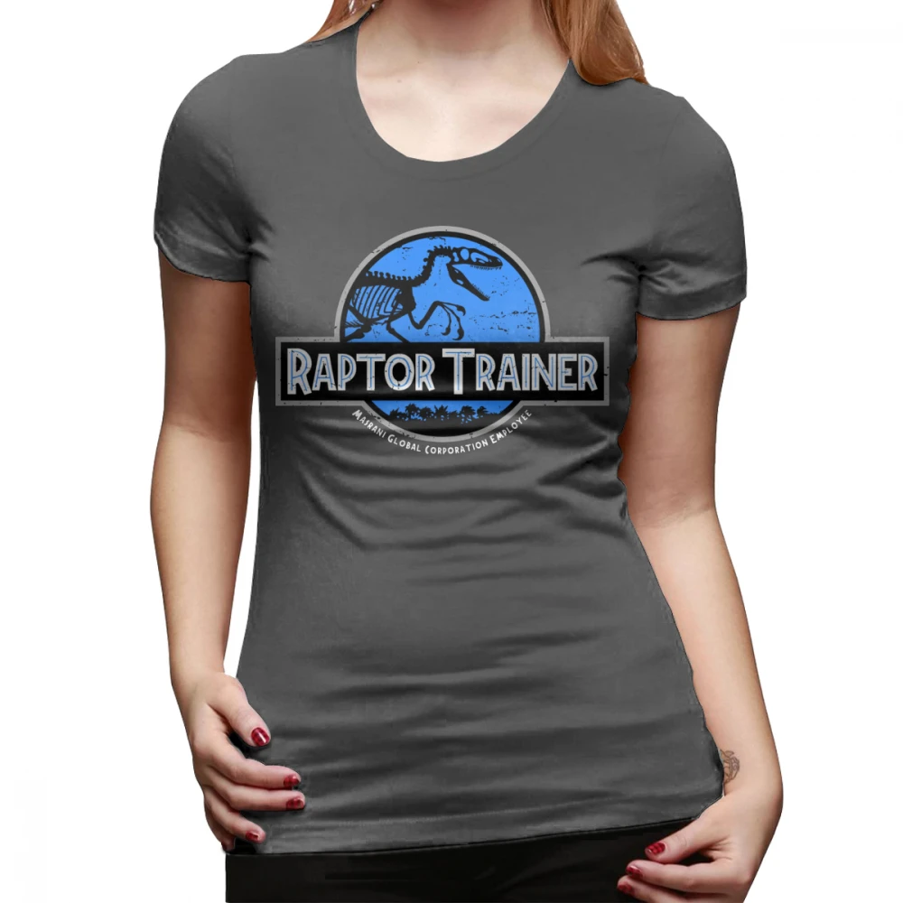 Из фильма Парк Юрского периода Футболка из Raptor тренер футболка черного цвета