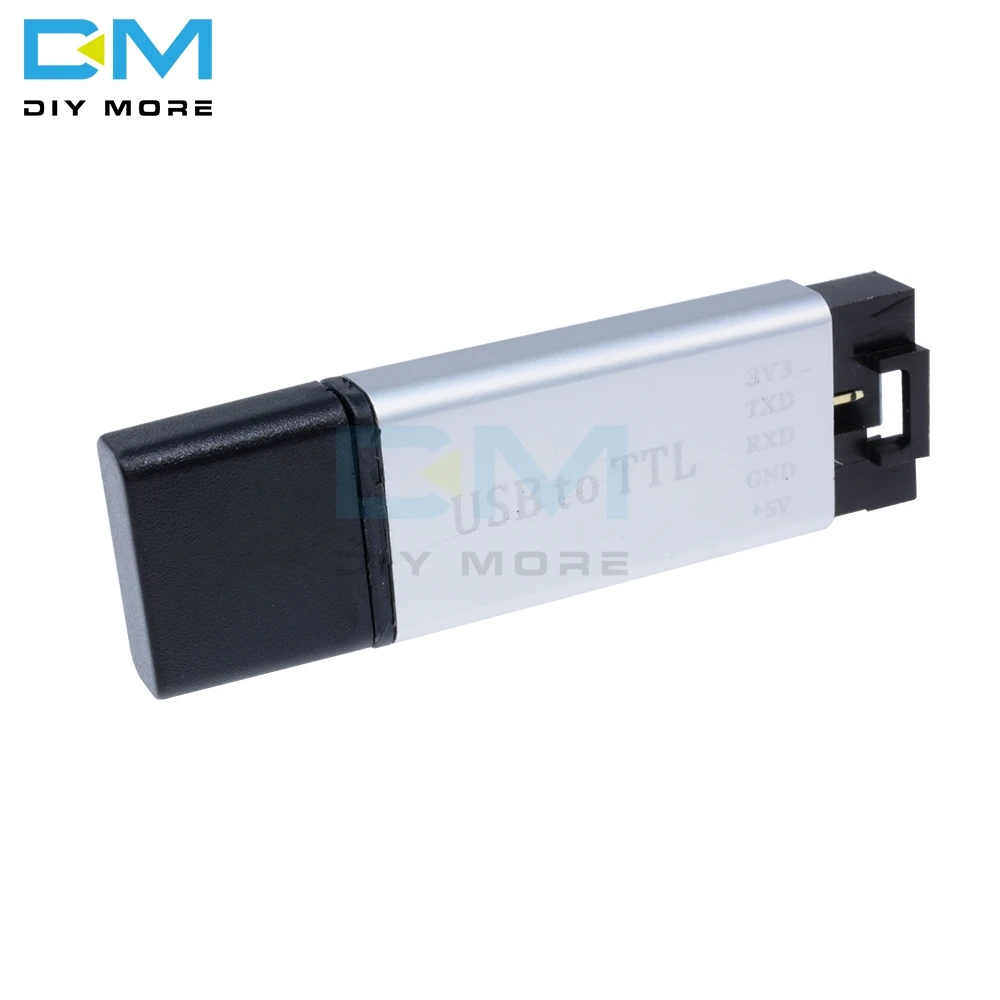 Алюминиевый корпус CP2102 12 Мбит/с USB 2,0 к ttl UART модуль 5Pin последовательный преобразователь STC Замена FT232 модуль 5 В/3,3 В Тип A металлический чехол