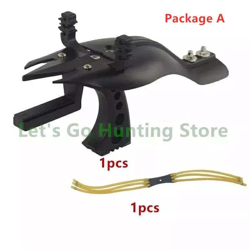 Package A Рогатки для охоты, рыбы, рыболовные аксессуары, рогатки, перчатки, мощные лазерные рыболовные рогатки, рогатки для отдыха на природе, инструменты для кемпинга, 1 комплект - Цвет: Package A