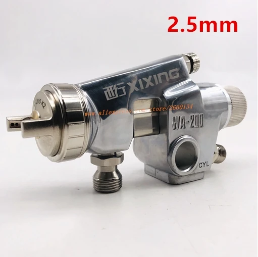2.5mm W1 Авто пистолет wa-200 Эмаль автоматический пистолет распылитель краски 1.2/1.5/1.8/2.0/2.5 ММ сопла - Цвет: 2.5mm W1