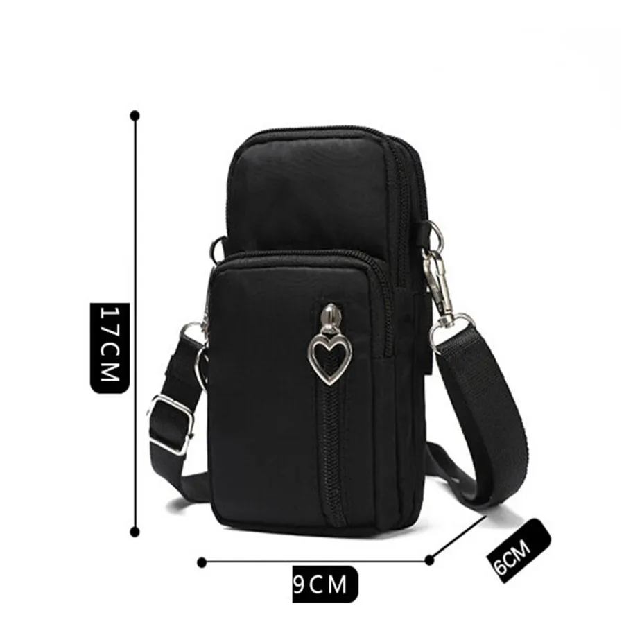 

Stylish Women Bags Casual Travel Nylon Mini Small Messenger Cross Body Handbag Mobile Phone Shoulder Bag Coin Purses 2019 New