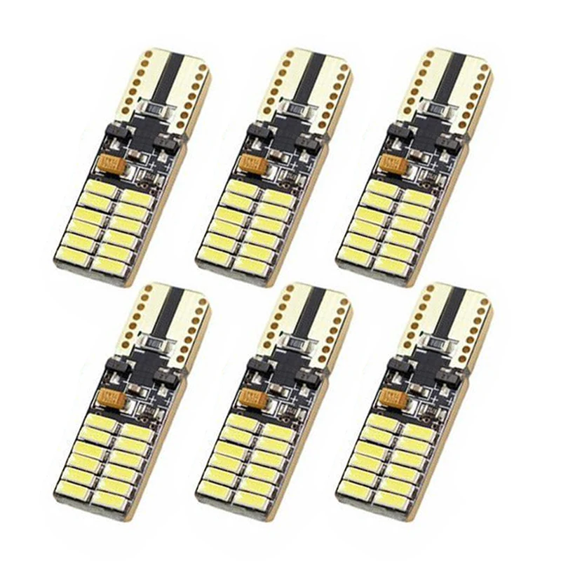 

6000K Signal Car Lights Turning Driving Accessories Replacement 6pcs Spare Parts Set Bulb Error Free For Mercedes W204