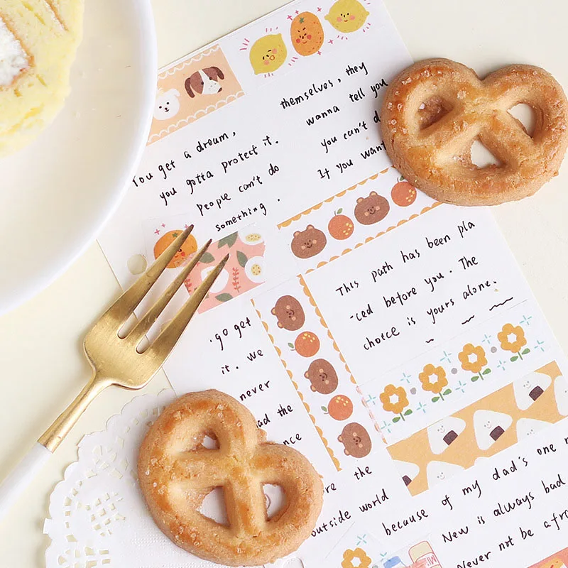 80Sheets Creative Animal Notepads Kawaii Fruit Memo PadsCute Foods Sticky Notes For Kids Gift School Office Supplies Stationery |