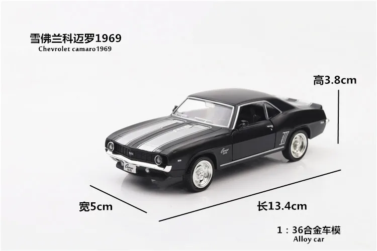 1:36, американская мышечная машина, Игрушечная машина Chevrolet Camaro, металлическая игрушка, Литые и игрушечные транспортные средства, модель автомобиля, игрушки для детей