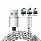 Кабель USB Type-C, Micro USB, для iPhone 12 MINI, X, XS MAX, XR, 7, 8, 9 Plus, 6, 6s, 5, 5s, iPod, магнитный