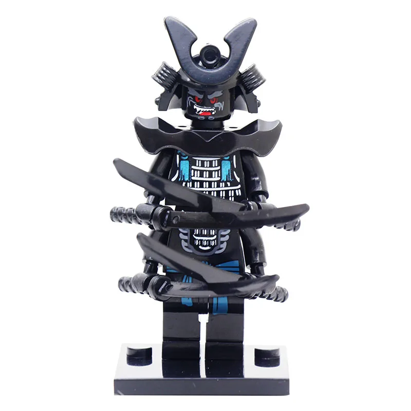 B001 Одна распродажа герои ниндзя мастер у харуми самурайский X Cole Zane с оружием Ninjagoes фигурки строительные блоки игрушки для детей - Цвет: B001