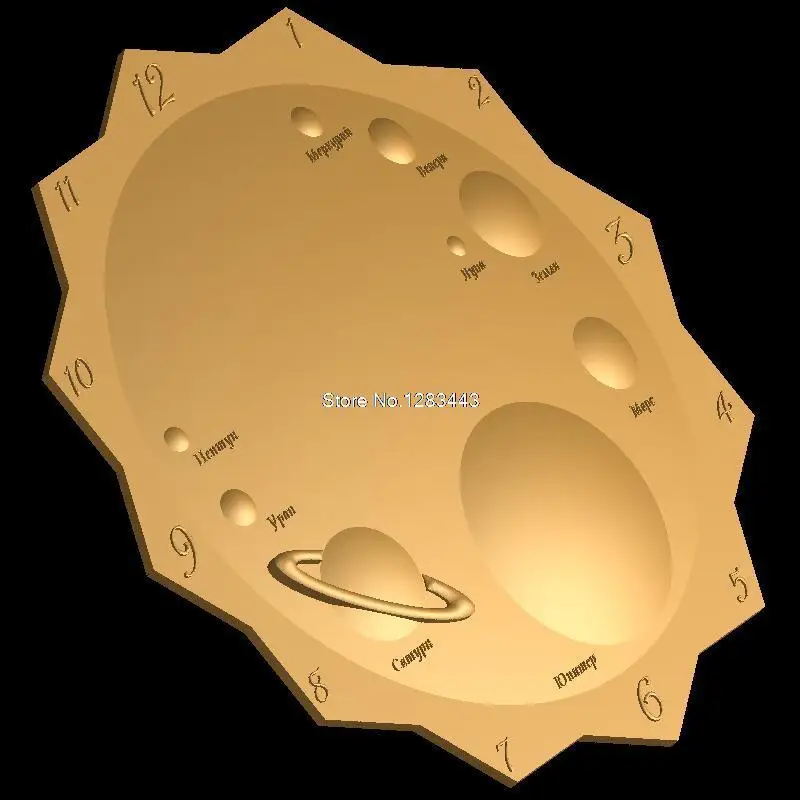 

3d-мерки, формат STL, 3d-мерки для ЧПУ в формате STL, заводные стрелки _ 7