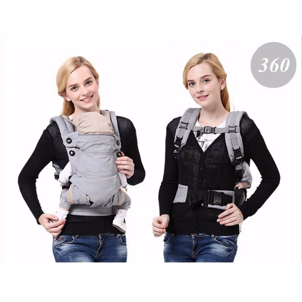 

Рюкзак-переноска для малышей, четыре положения, 360, многофункциональный, дышащий, детская переноска