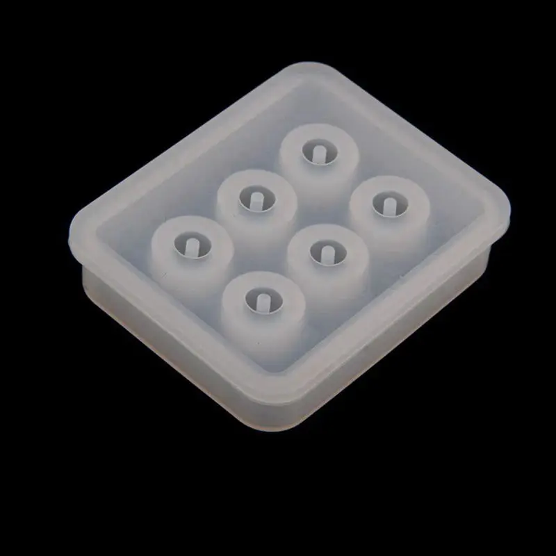 4Pcs Round Square Silicone Bead Mold Mould with Hanging Holes for Jewelry Pendant Bangle Bracelet Making DIY Hand Craft T | Украшения и
