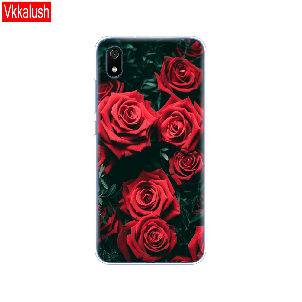 80400 Чехол для Xiaomi redmi 7a, чехол s, полная защита, Мягкая силиконовая задняя крышка из ТПУ для redmi 7 A, бампер для redmi 7a, защитная задняя крышка - Цвет: 80400