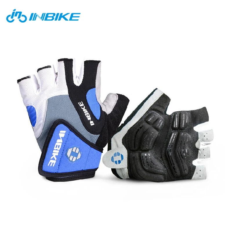 INBIKE Cycling Gloves 3D Gel Padded Tactival Summer Half Finger Felmale Fitness Moto Without Luvas Ciclismo | Спорт и развлечения