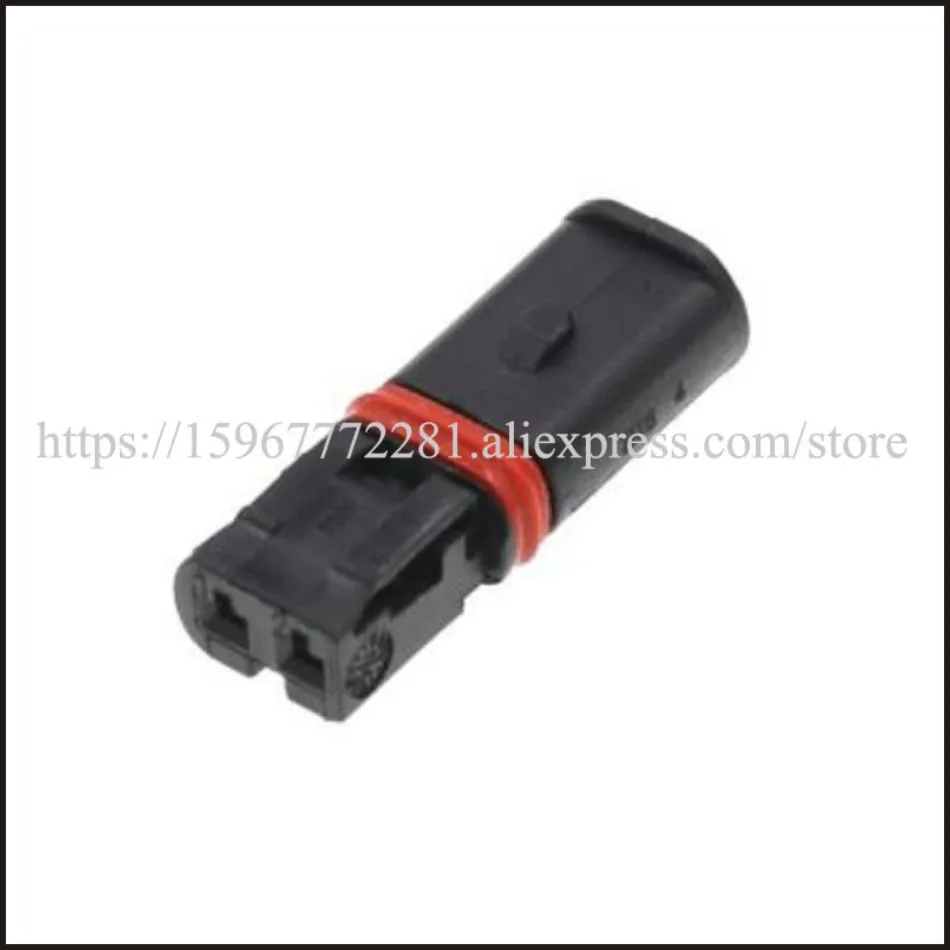 

100SET DJ7022W-1.2-21 male Connector cable Terminal plug connectors jacket auto Plug socket 2 pin female Connector automotive