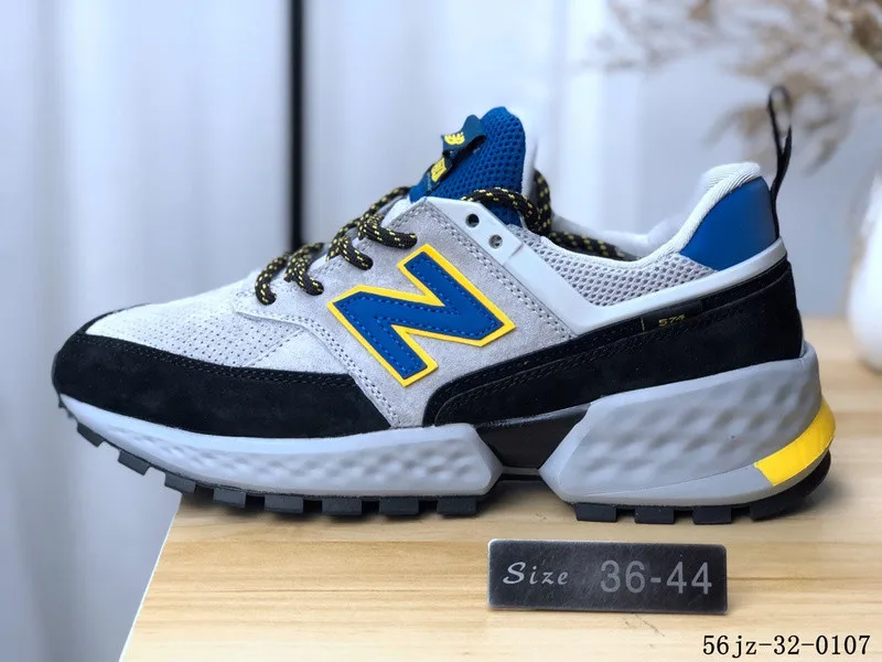 Серебристый New Balance NB574 три модели, мужские и женские кроссовки, Ретро стиль, повседневная обувь, спортивная обувь для отдыха и бега, 36-44 - Цвет: Серебристый