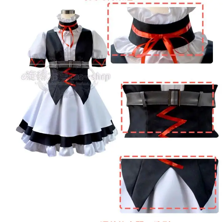 CGCOS Free Ship Cosplay Costume SteinsGate Makise Kurisu Feiris Nyannyan Uniform Halloween Christmas Party | Тематическая одежда и