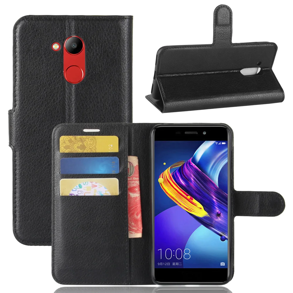 Модный чехол кошелек из искусственной кожи для Huawei Honor 6C Pro защитный флип телефона