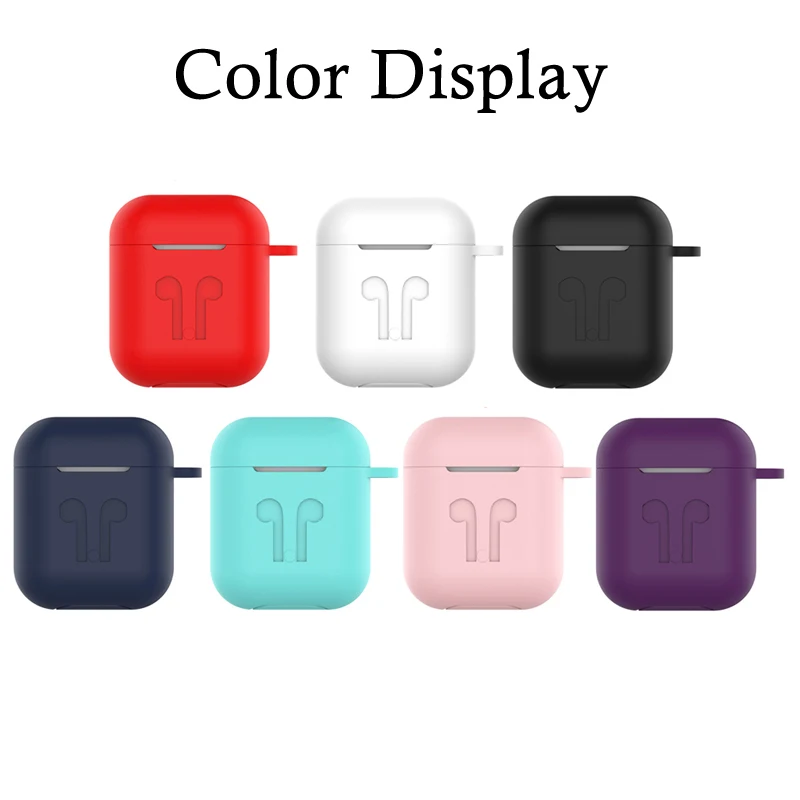 ТПУ силиконовый Беспроводной наушники крышка для Airpods случае защита от пыли наушники-вкладыши для Airpod Чехол Air стручки аксессуары