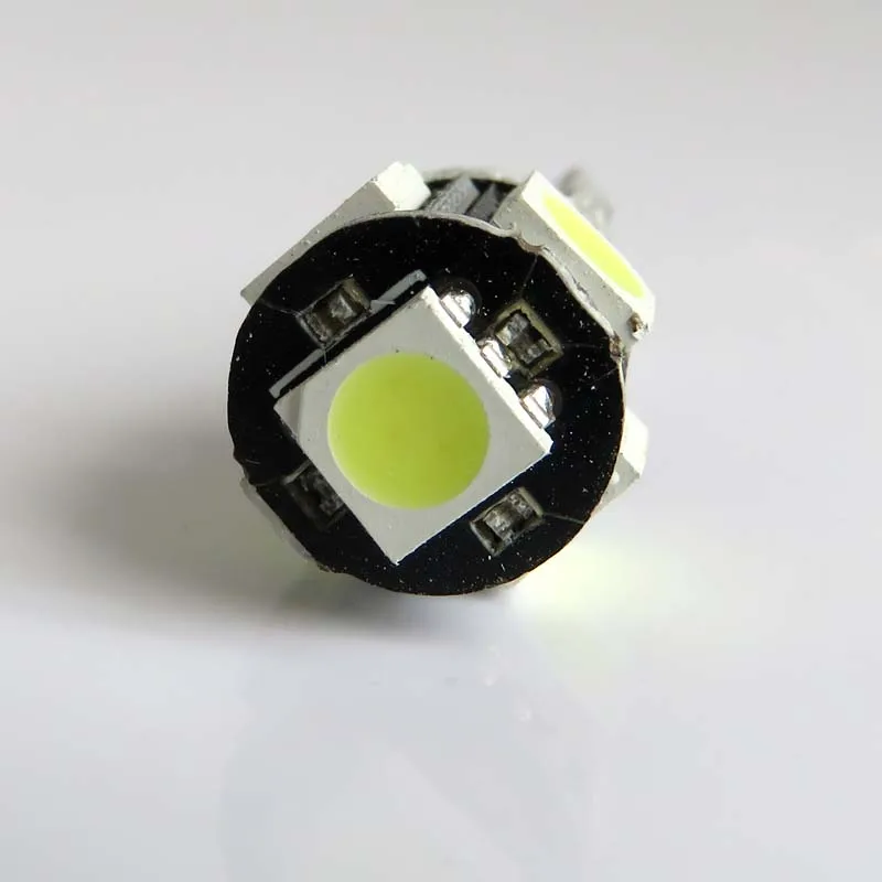 10x Canbus Error Free 5SMD 5050 LED W5W T10 194 168 2825 White Car Led Bulb For BMW Mercedes-Benz Land Rover European | Автомобили и