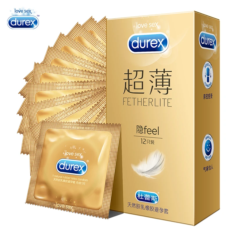 Презервативы Durex для мужчин ультратонкие презервативы взрослых с золотым чехлом