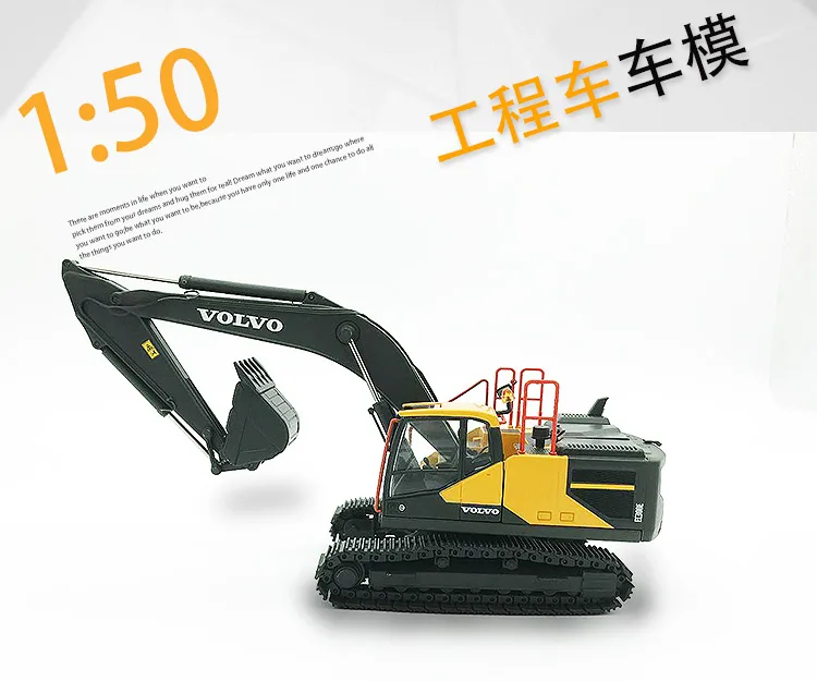 Редкая, Коллекционная модель сплава подарок 1:35 масштаб VOLVO EC210B гидравлический экскаватор инженерное оборудование литье под давлением модель для украшения