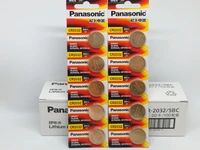 20pcslot new original panasonic cr2032 cr 2032 3v button cell battery coin batteries for watch computer