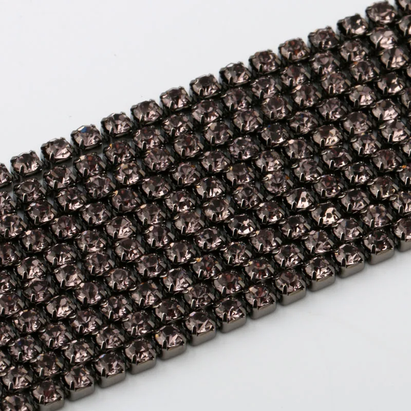 

3MM 10Yrads Rhinestone Chain Deal ,Good quality crystal goods in stock high quality and inexpensive