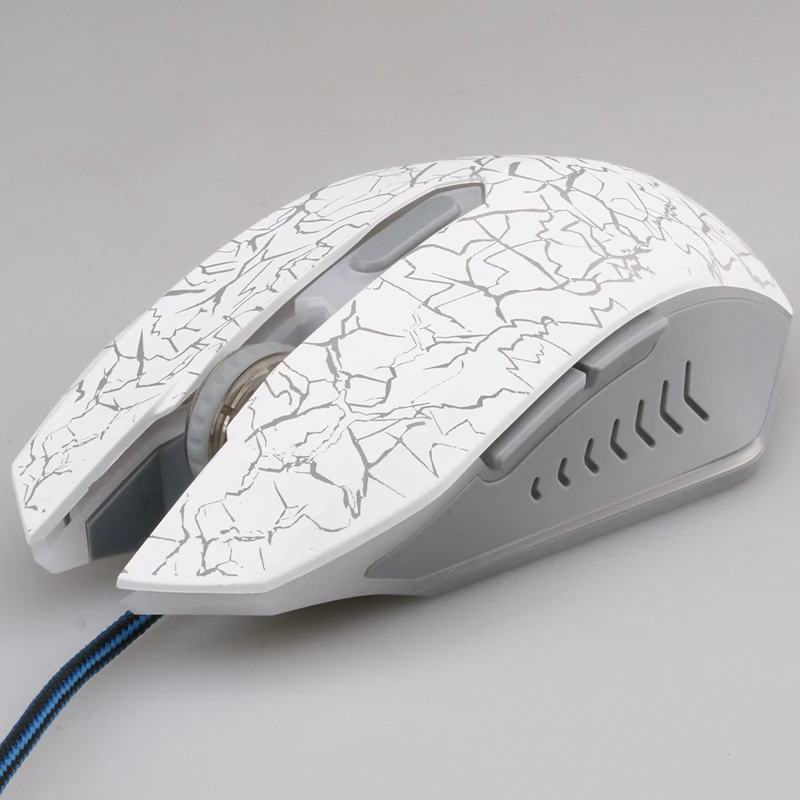 Gaming Mouse Optical 4000 DPI 6 Button Led USB Wired Mice Computer Gamer 7 LED color Changing | Компьютеры и офис