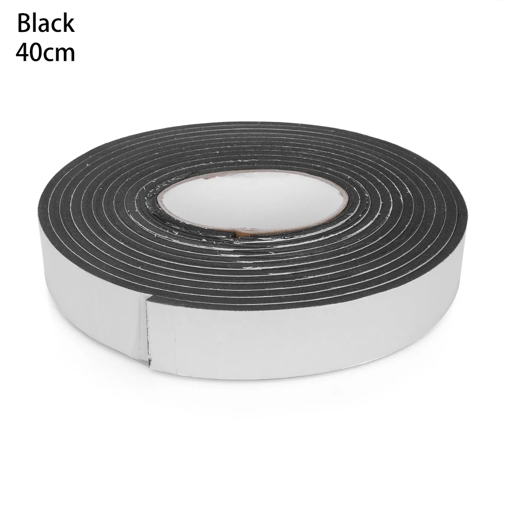 black-40mm 1 предмет; Новинка; Мягкая 5 м самоклеющаяся уплотнение для окна полоска для автомобильной двери Шум изоляционная Резина пыли уплотнительная лента оконные принадлежности - Цвет: black-40mm