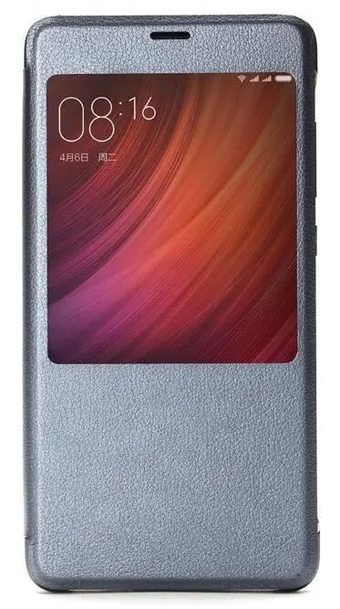 xiaomi Redmi Pro Чехол 5," флип умный дисплей кожаный чехол для xiaomi hongmi pro Redmi Pro Helio x20 x25 чехол s