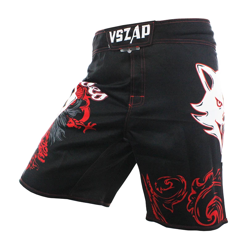 Боксерские Шорты THE WOLVES MMA эластичные тренировочные шорты для ММА джиу джитсу Bad Bo