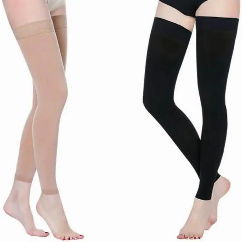 Новинка профессиональные медицинские компрессионные чулки для женщин до бедер