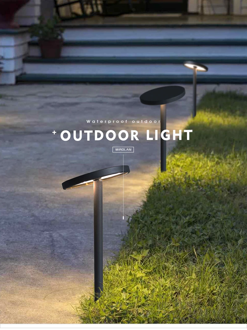 Новейший Hight Lumen наружный светодиодный садовый светильник IP65 водонепроницаемый