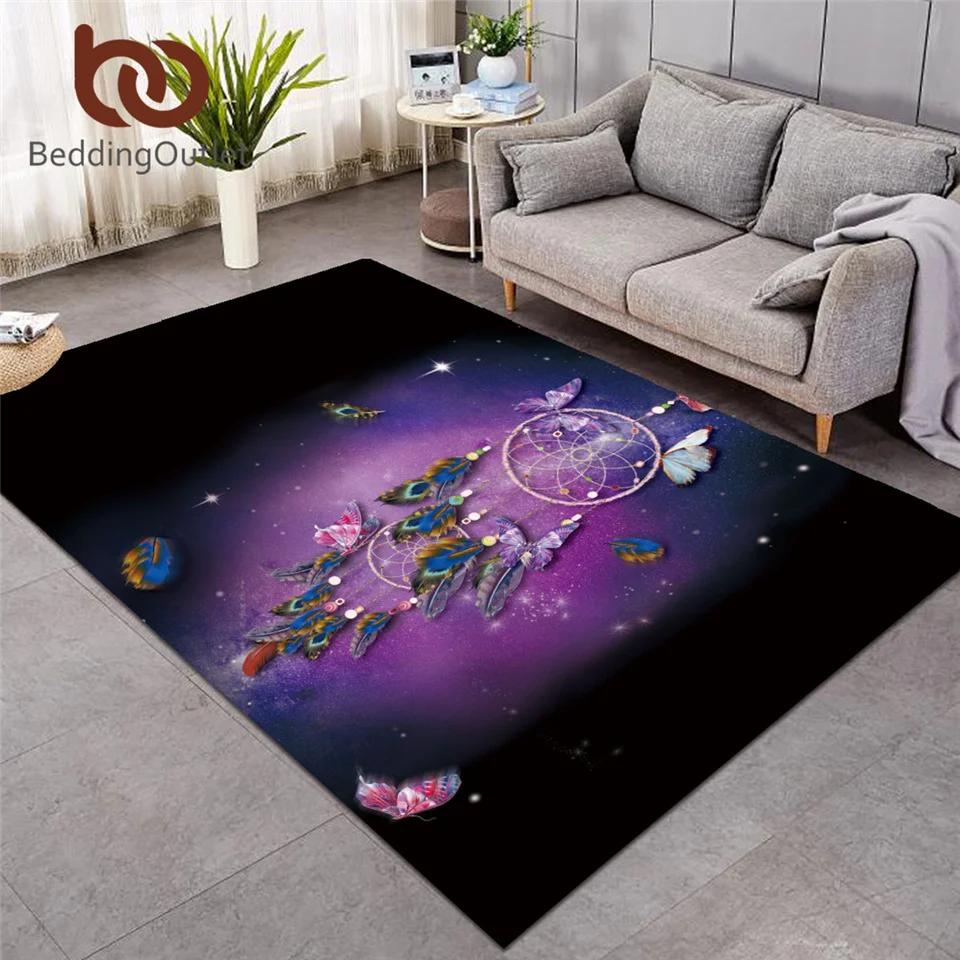 Коврики BeddingOutlet в стиле Ловца снов романтические фиолетовые для спальни