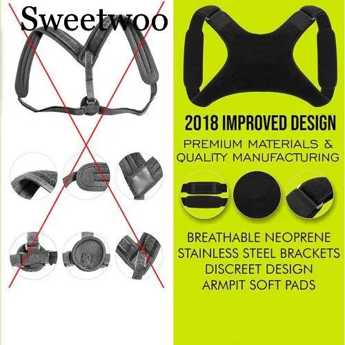 Новый Корректор осанки поддерживающий пояс для спины плечевой бандаж корсет