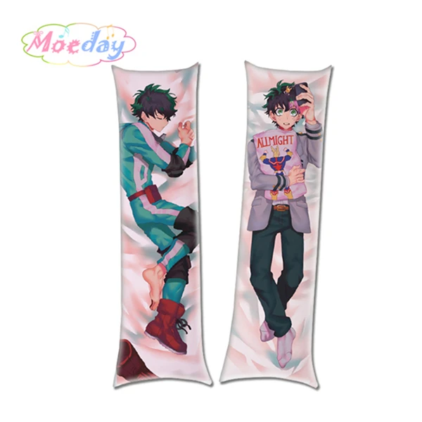 2 Наволочки с персонажами аниме «Мой герой» Todoroki Shoto& Midoriya izku Deku BL Man Hugging Body - Цвет: 2