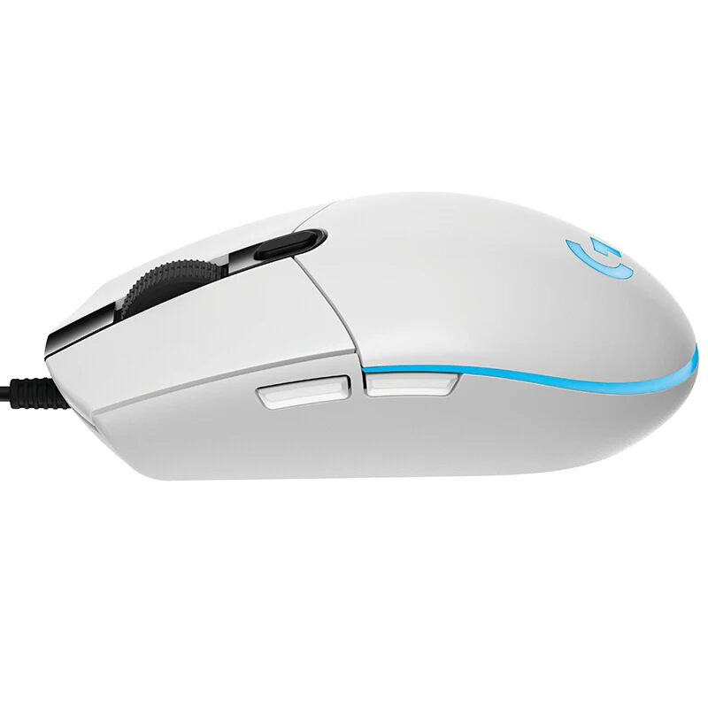 Игровая проводная мышь Logitehc G102 официальная игровая с оптическими RGB-лампами 8000DPI