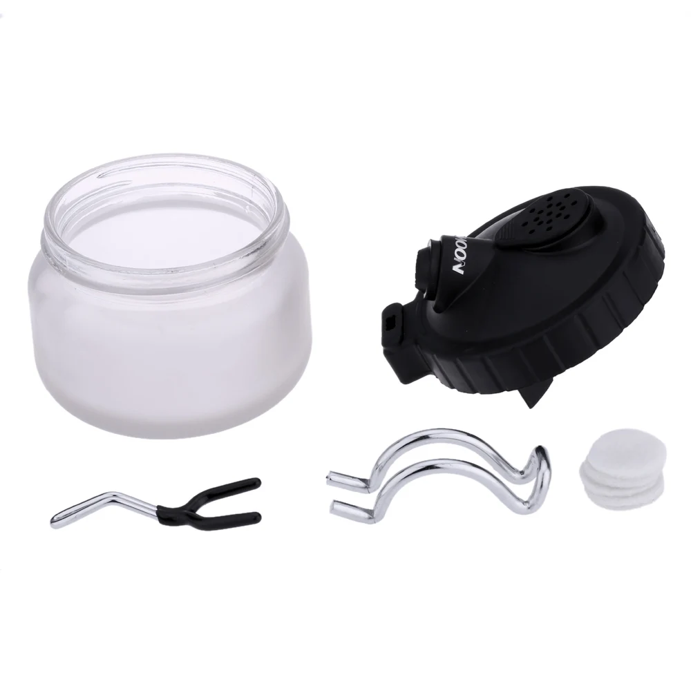 Аэрограф чистящий горшок стеклянный держатель для воздушных кистей чистящая