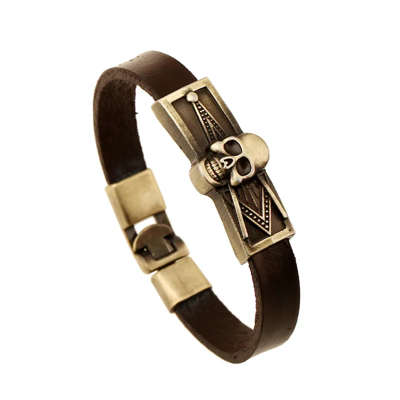 Модные панк браслет кожаный Винтаж Браслеты браслеты Pulsera подарки для Для женщин