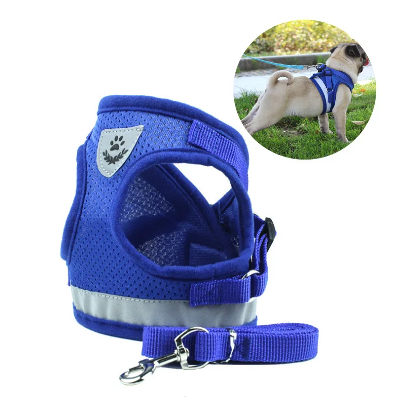 1 шт./компл. сундук для собак ремень поводок регулируемая мягкий дышащий собаки