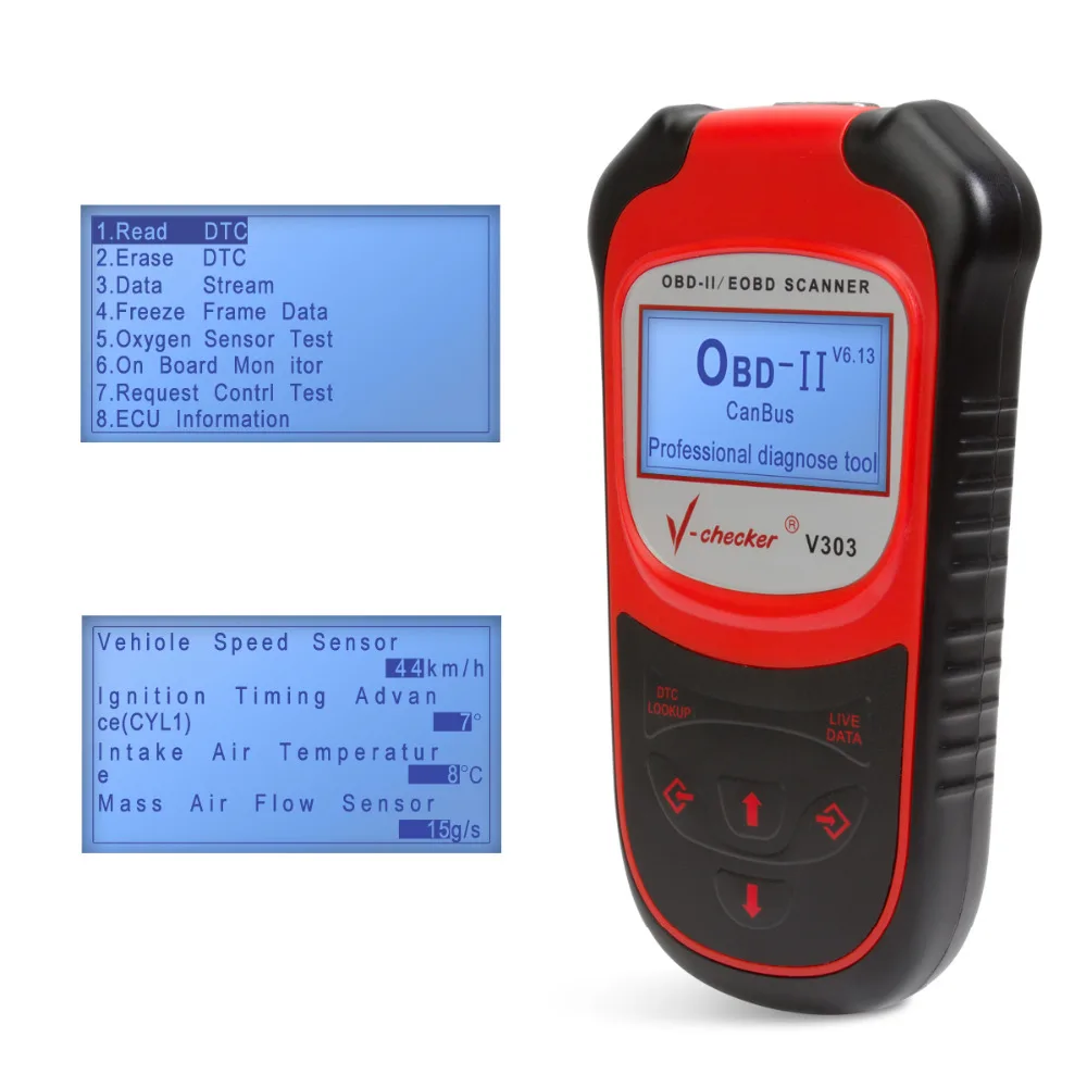 V-checker V303 EOBD OBD2 Scanner Car Engine Fault Code Reader CAN Diagnostic Scan Tool | Инструменты