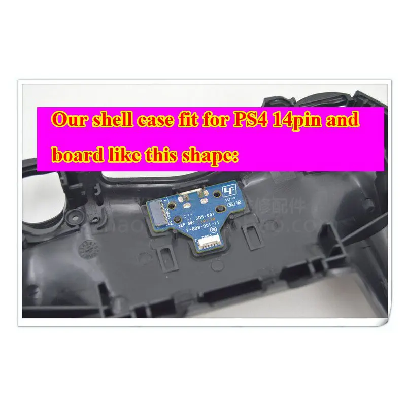 YuXi Высокое качество абсолютно матовый корпус оболочка для sony PS4 Playstation 4 беспроводной контроллер. V1 старая версия JDM 001