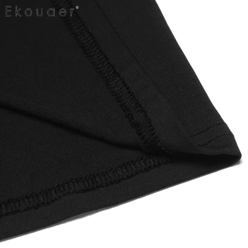 Ночная рубашка Ekouaer плиссированная ночная с отложным воротником и коротким